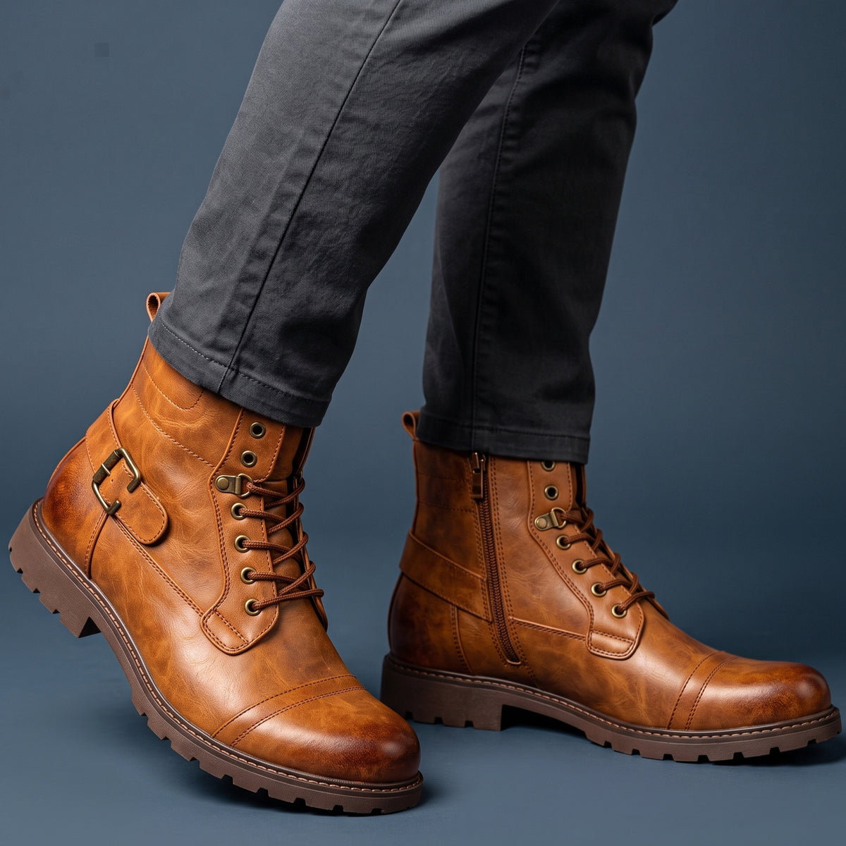 Kaden Heritage Leather Boots