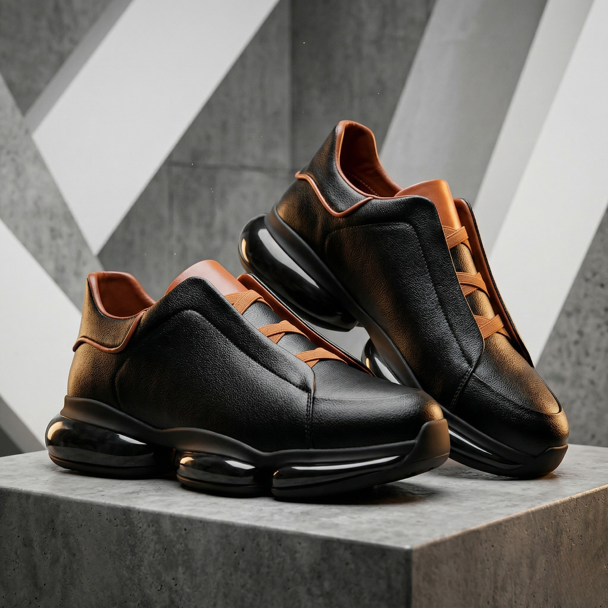 Leo Aero Genuine Leather Sneakers