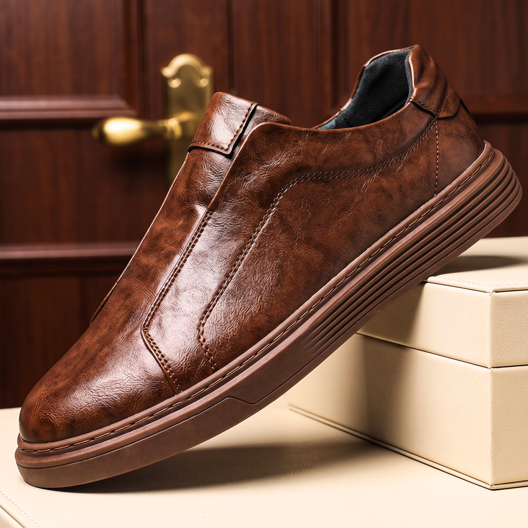 Maxwell Genuine Leather Sneakers