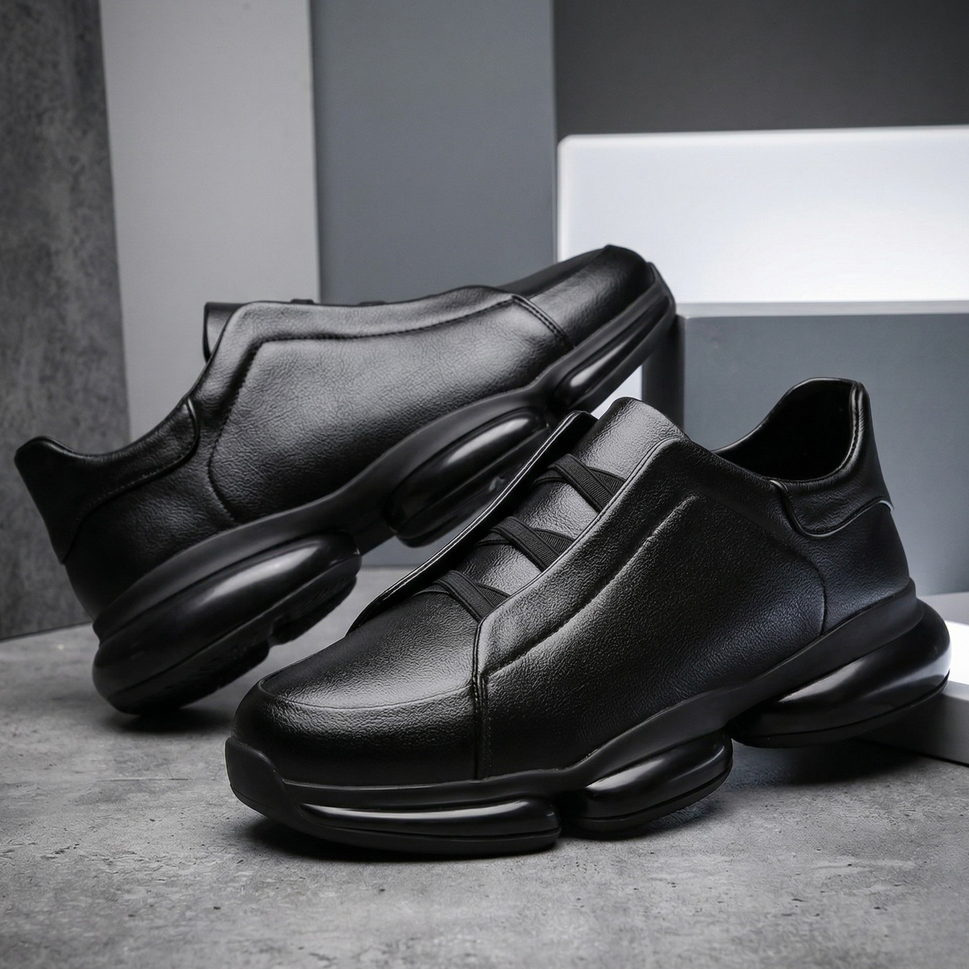 Leo Aero Genuine Leather Sneakers
