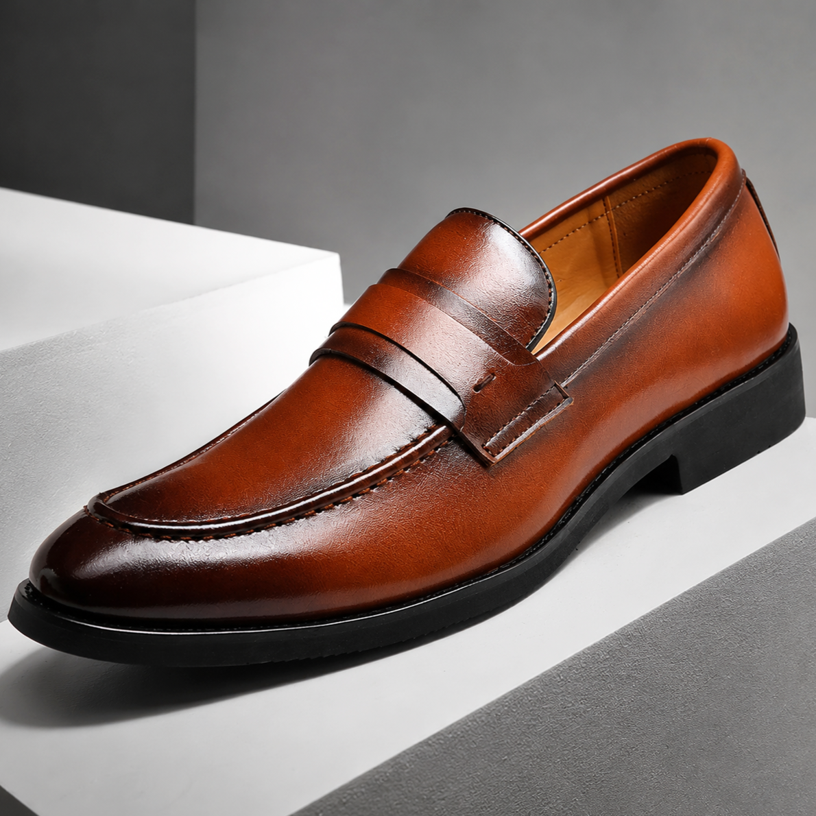 Vincenzo Genuine Leather Loafers