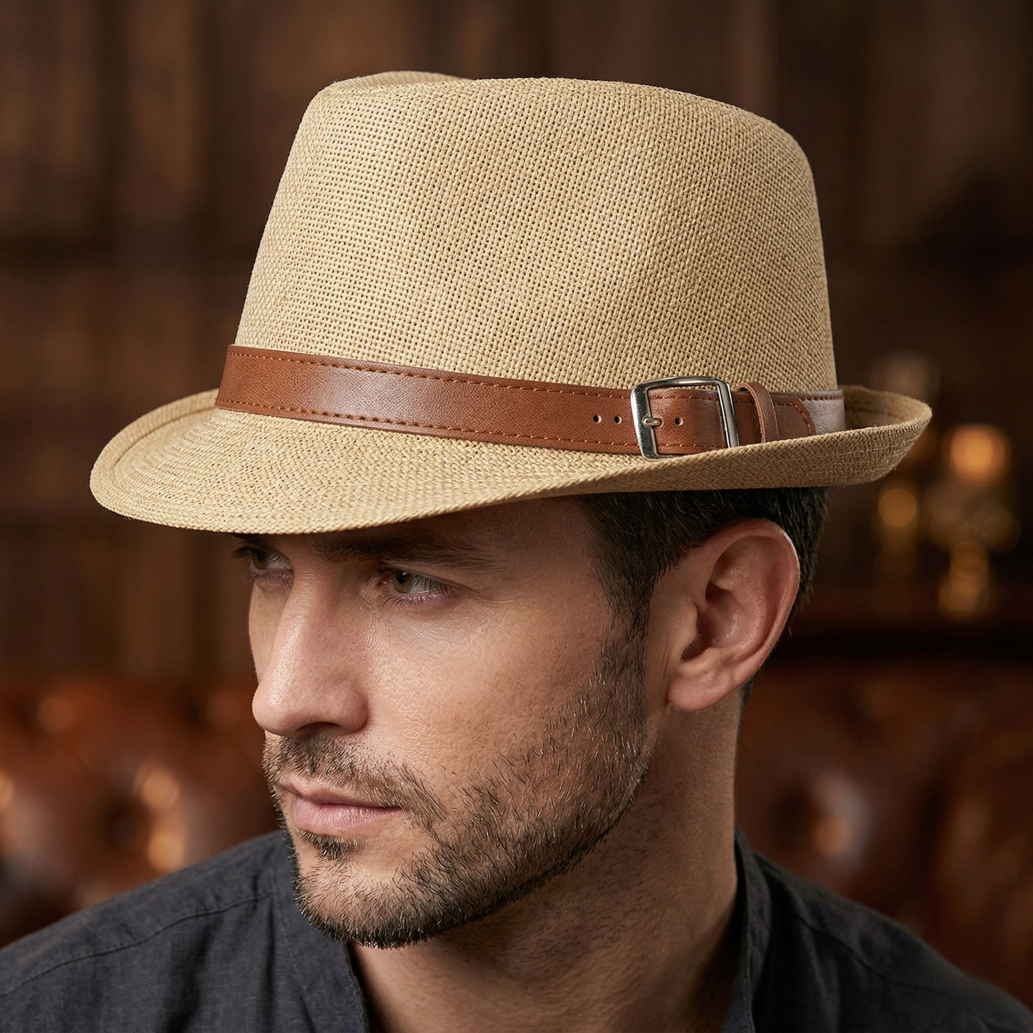 Sorrento Belted Fedora