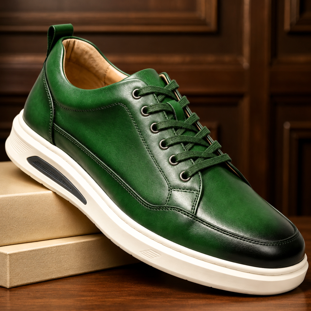Salvatore Genuine Leather Sneakers