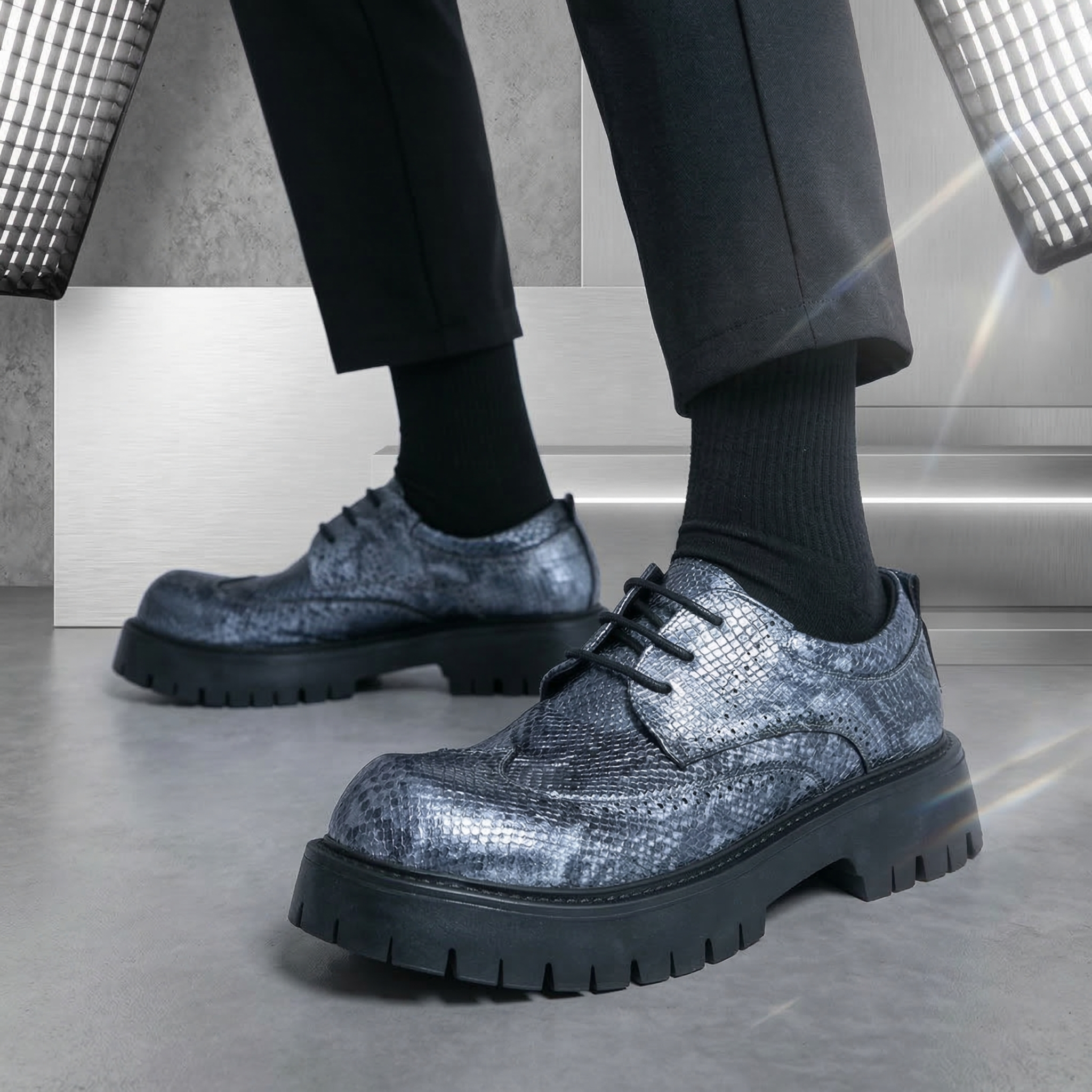 Kingston Leather Derbies