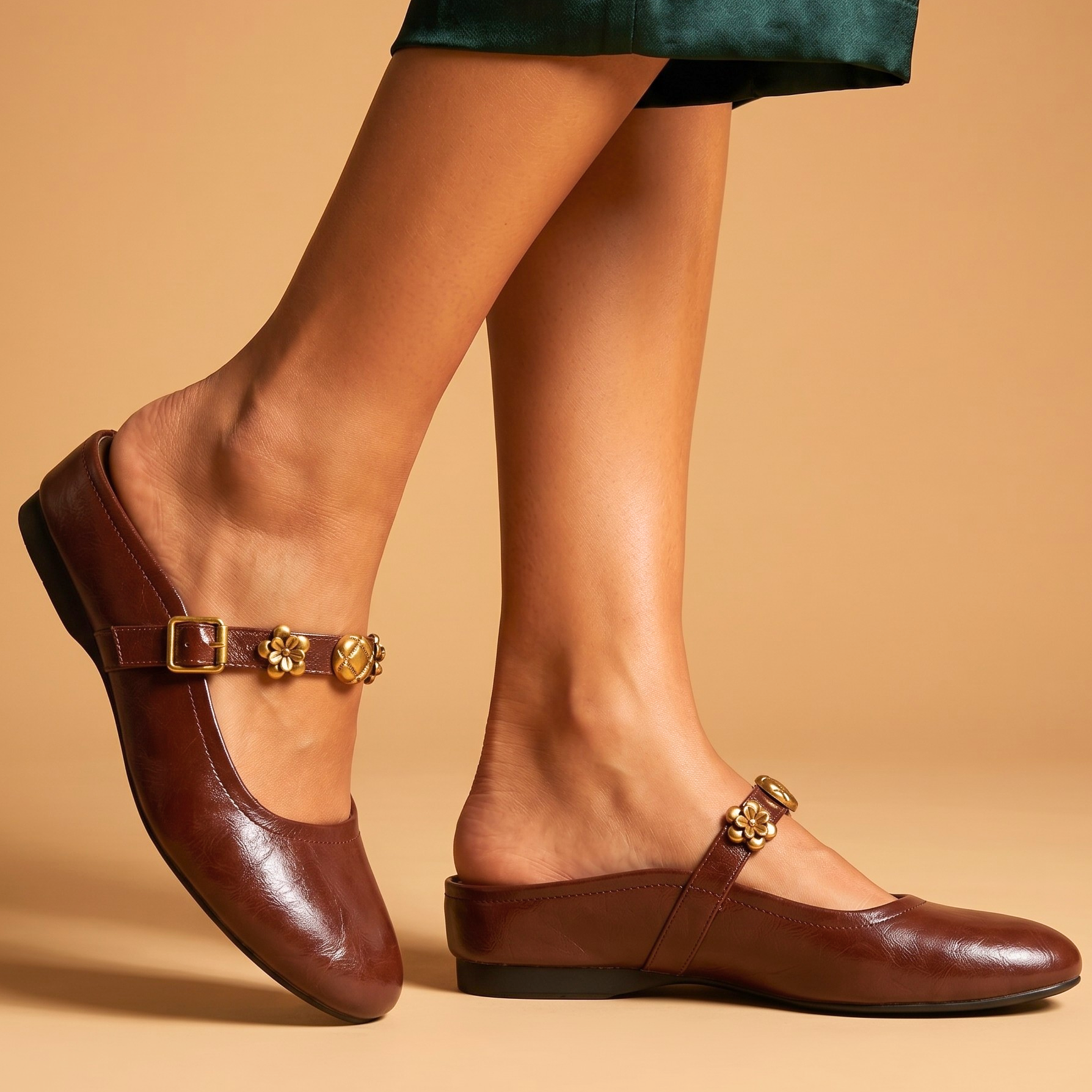 Sydney Vintage Leather Mary Janes
