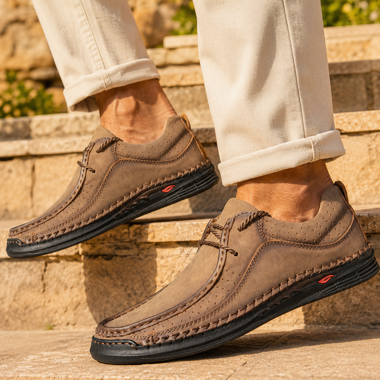 Dawson Genuine Leather Slip Ons