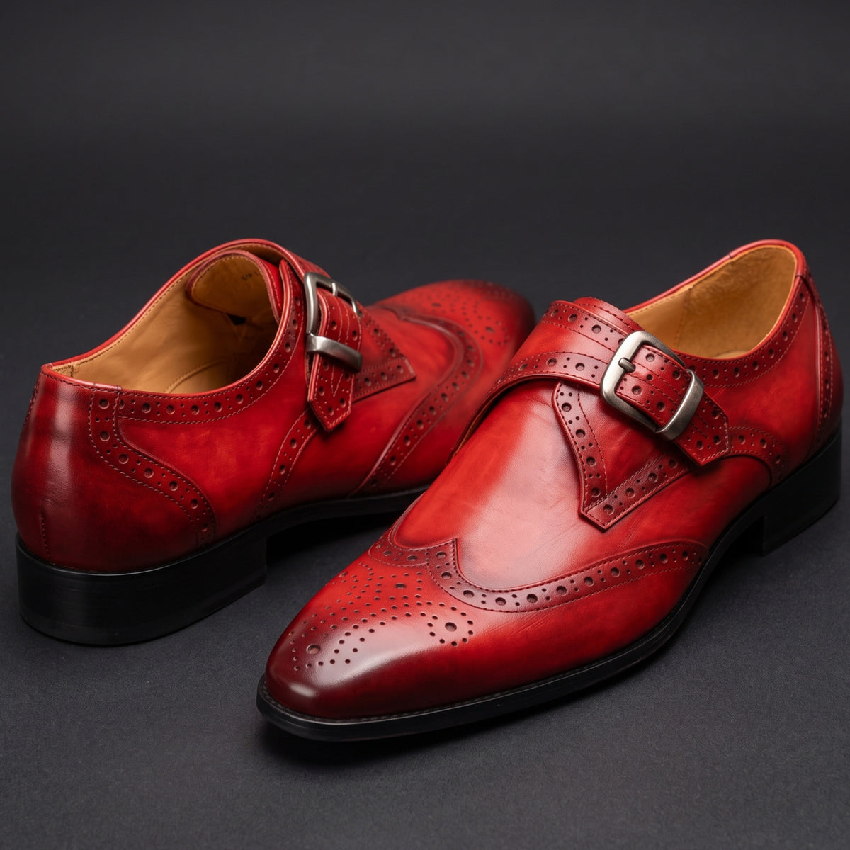 Edmund Leather Buckle Brogues