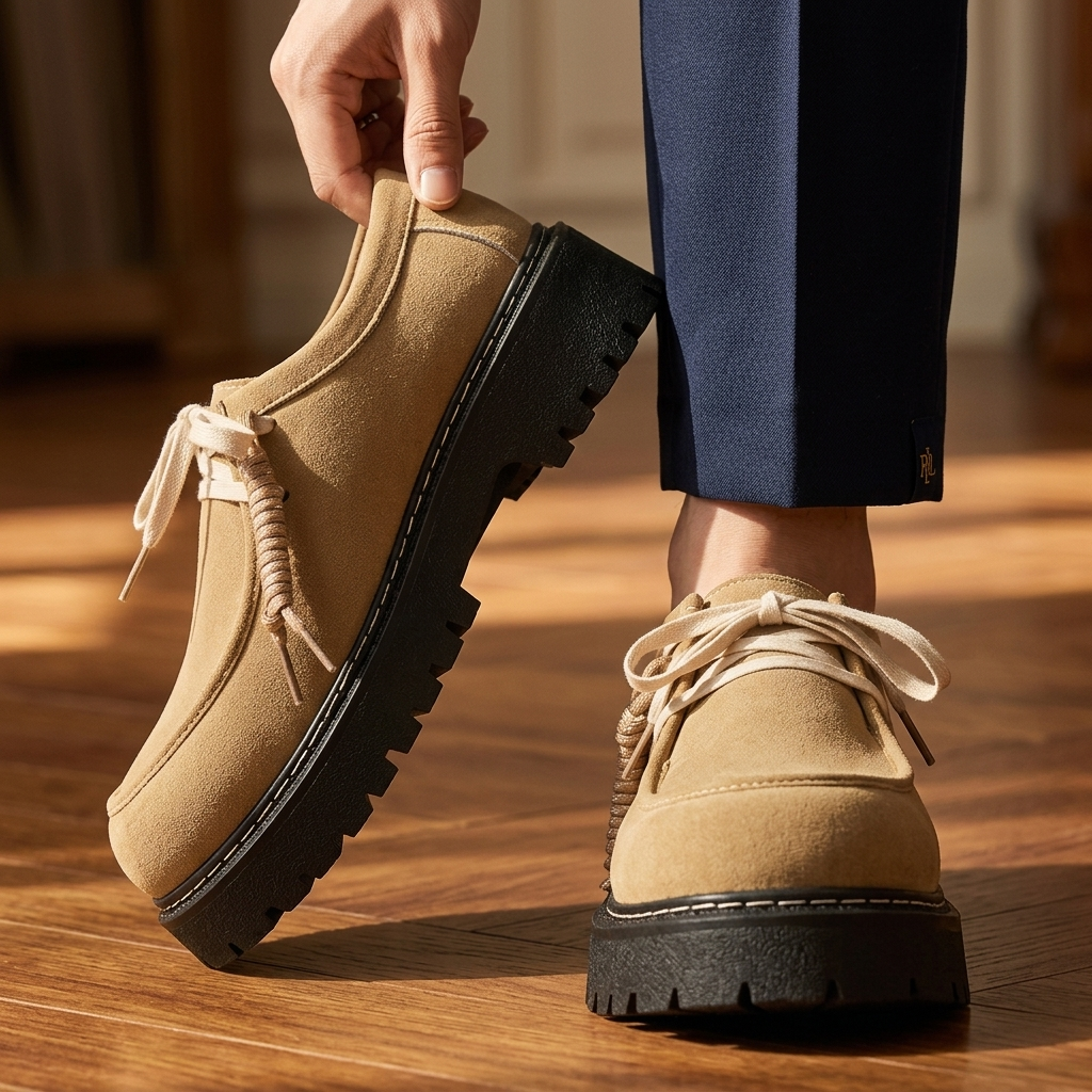 Archer Suede Lug Derbies