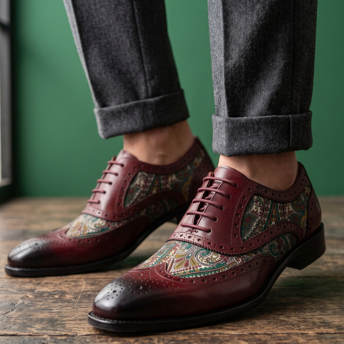 Luciano Genuine Leather Oxfords
