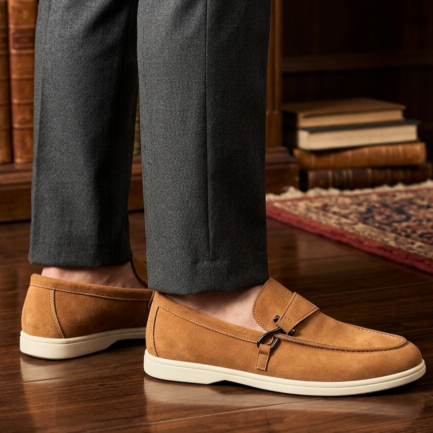 Luca Monte Suede Loafers