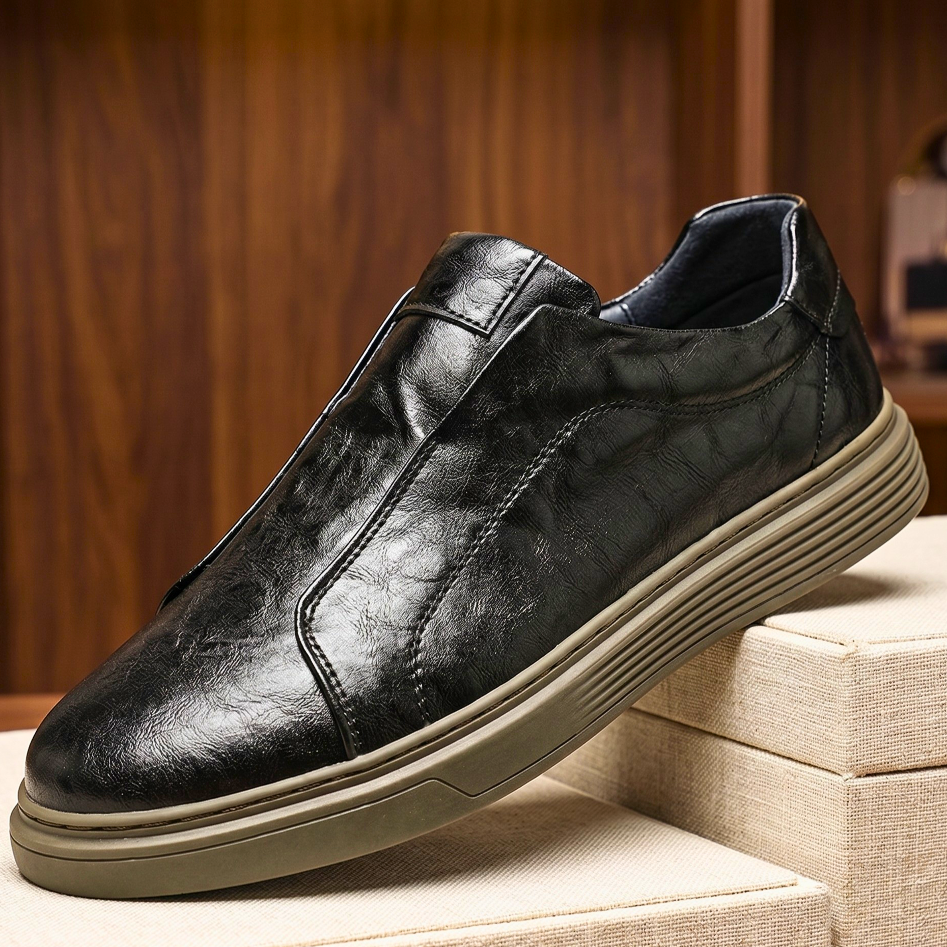 Maxwell Genuine Leather Sneakers