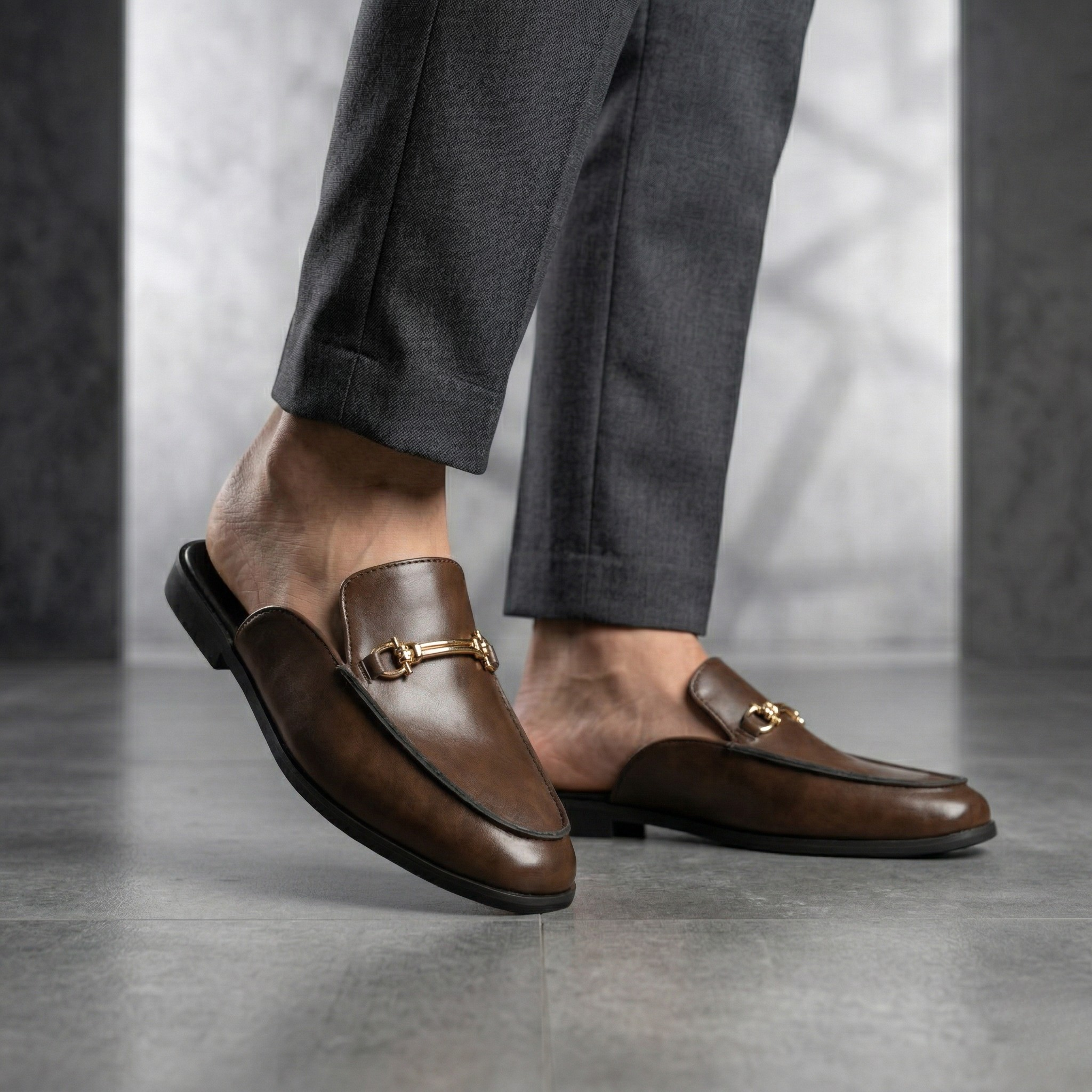Matteo Classic Leather Mules