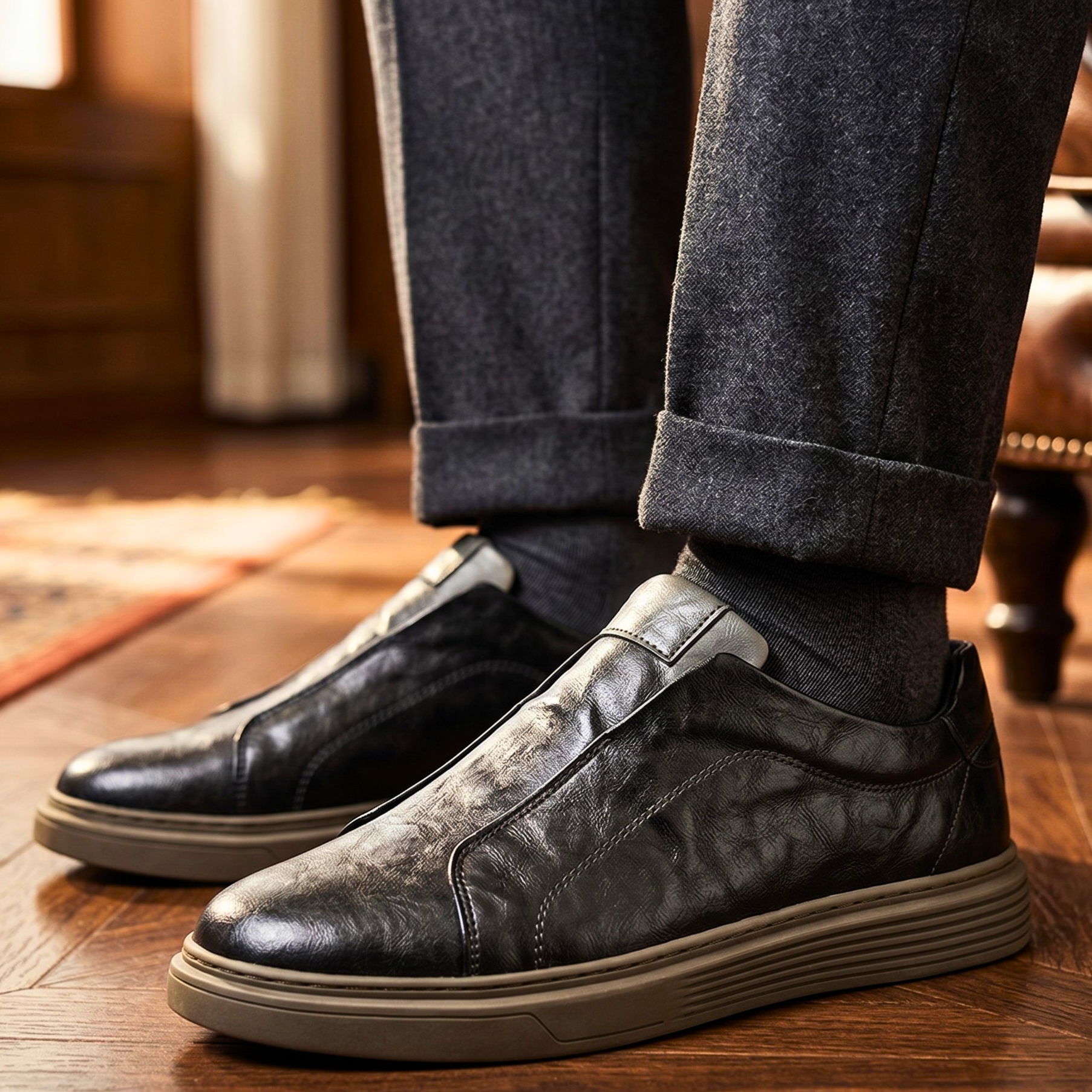 Maxwell Genuine Leather Sneakers