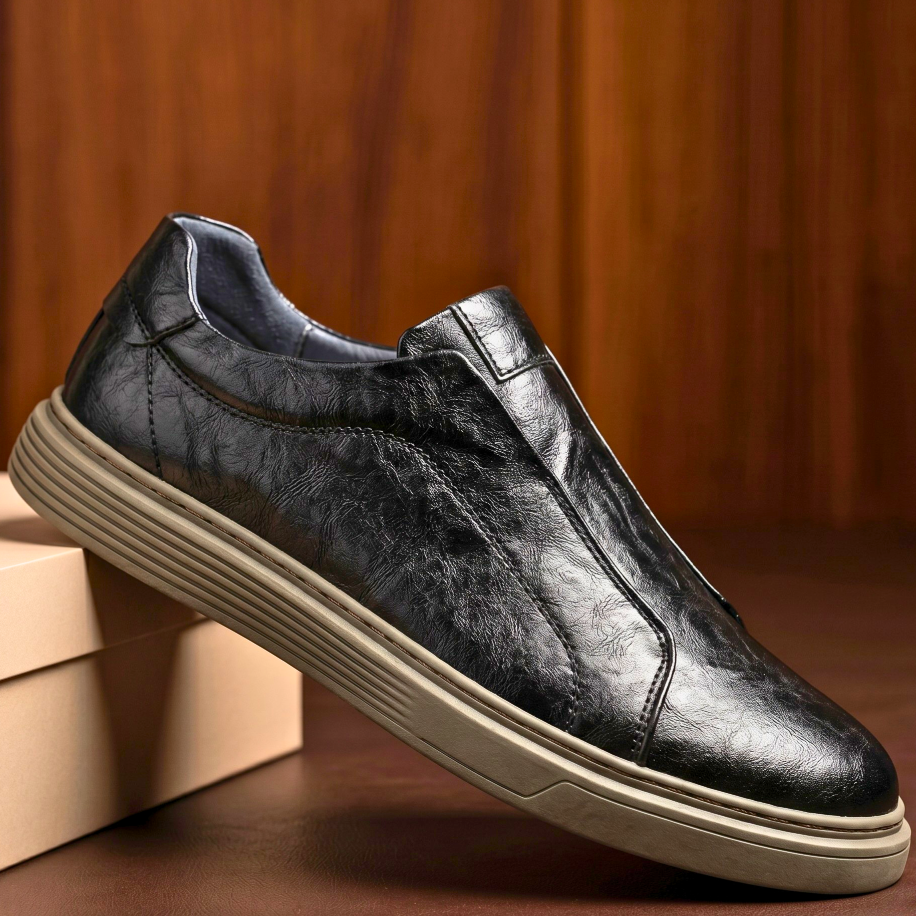 Maxwell Genuine Leather Sneakers