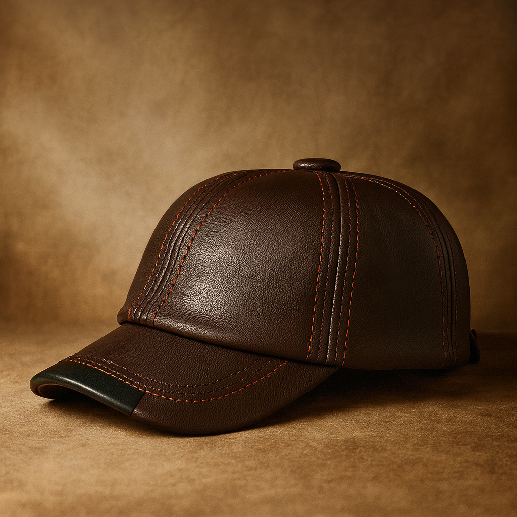Matteo Leather Hat