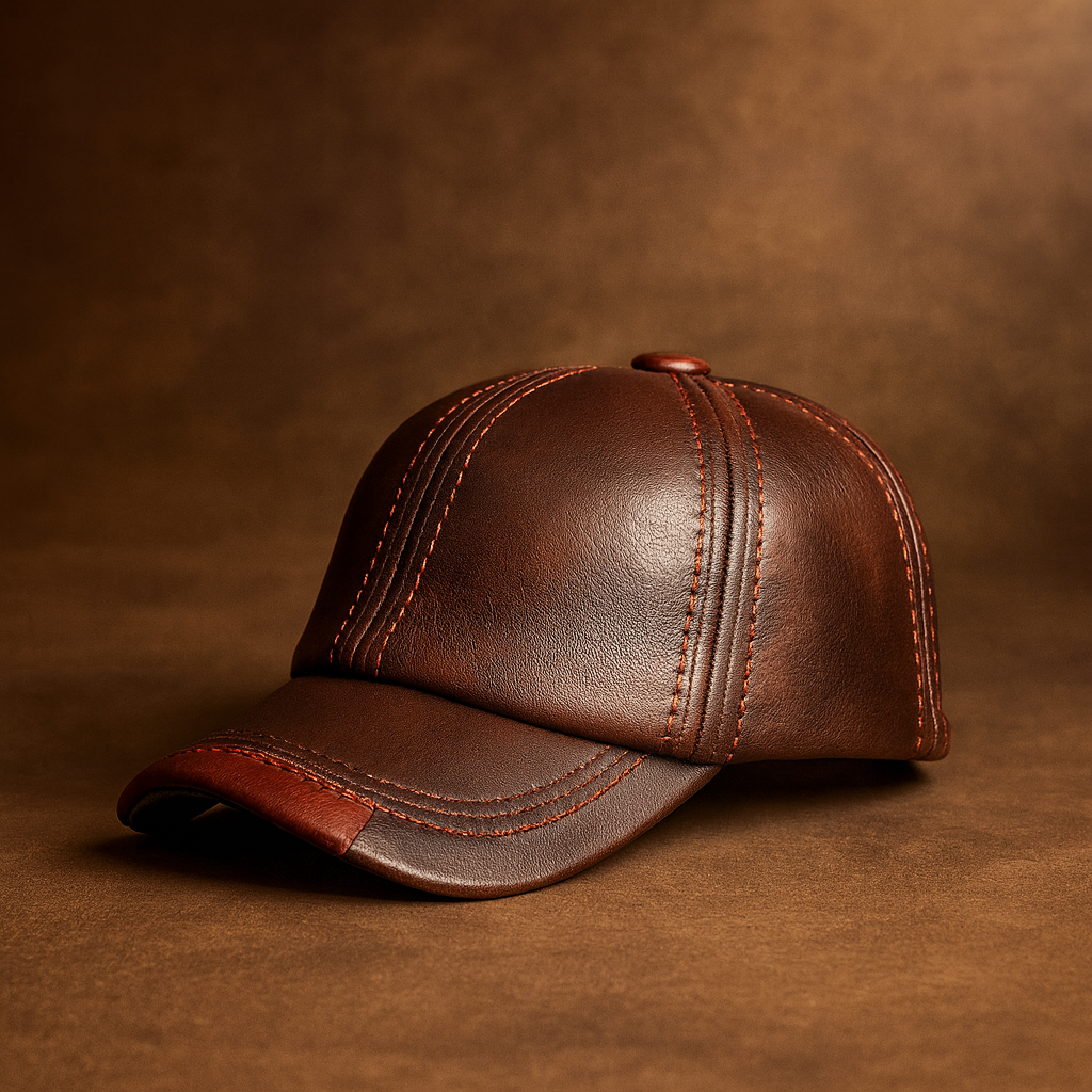 Matteo Leather Hat