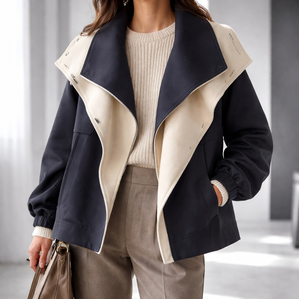 Ellison Claire Layered Windbreaker