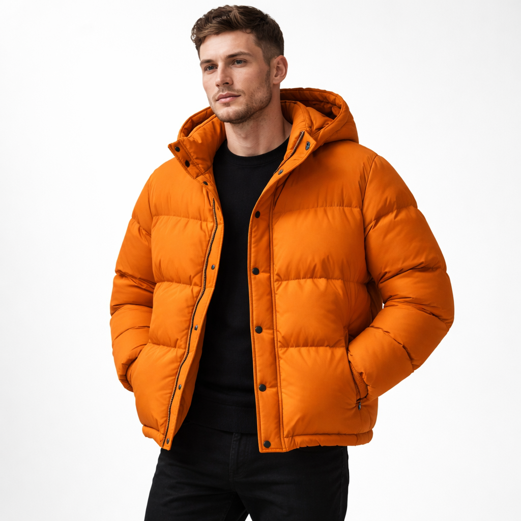 Henley Puffer Jacket
