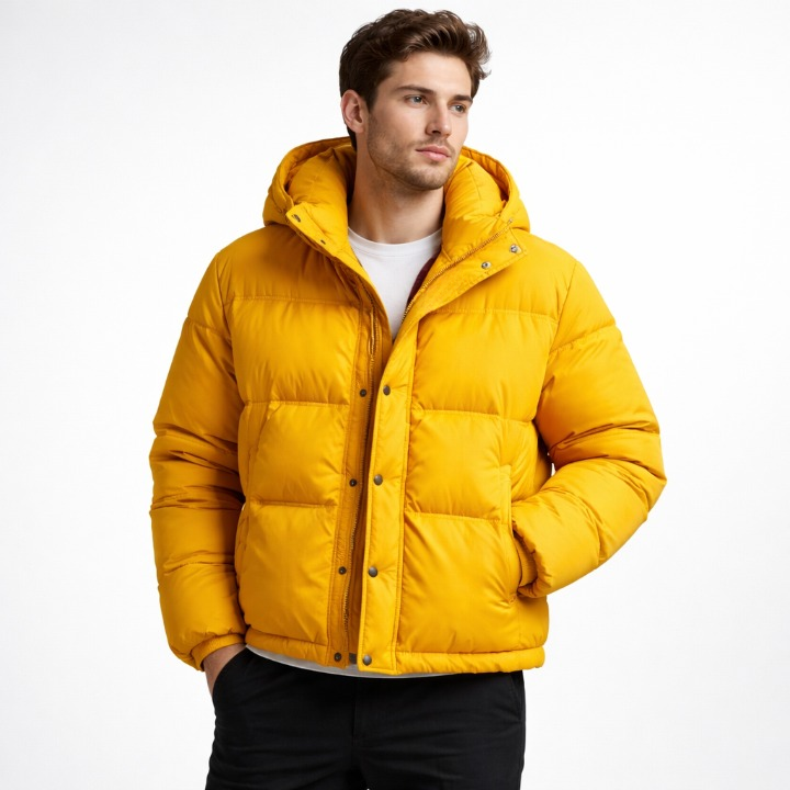 Henley Puffer Jacket