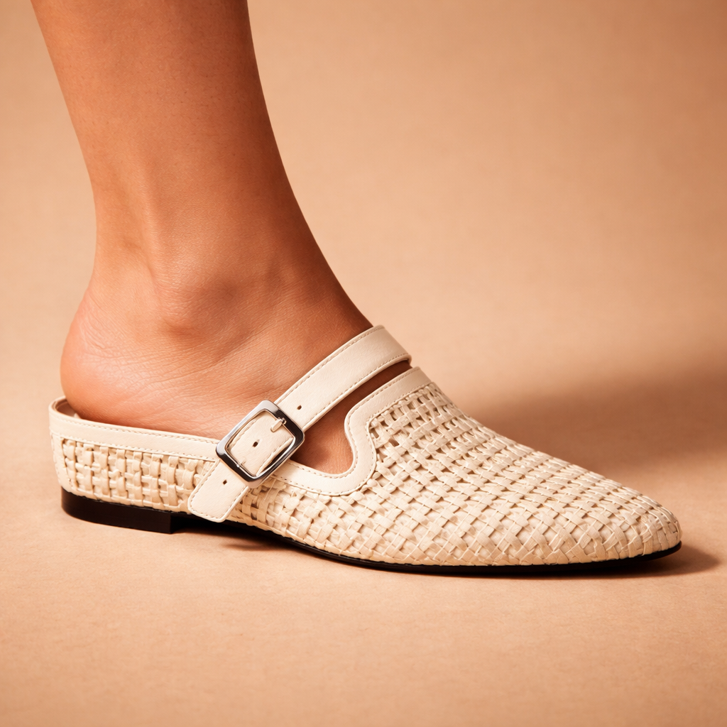 Lorena Woven Mules