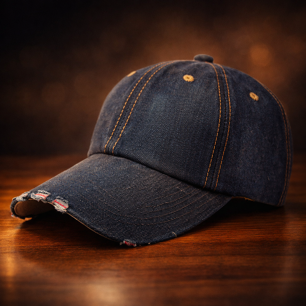 Huntley Retro Denim Hat