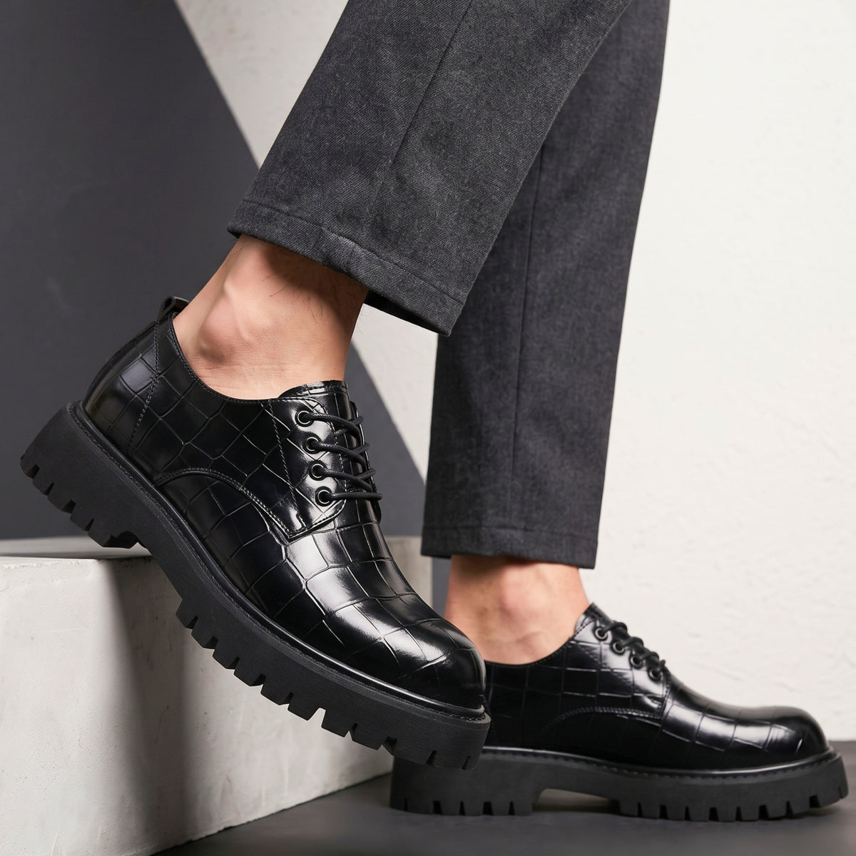 Theodore Leather Derbies