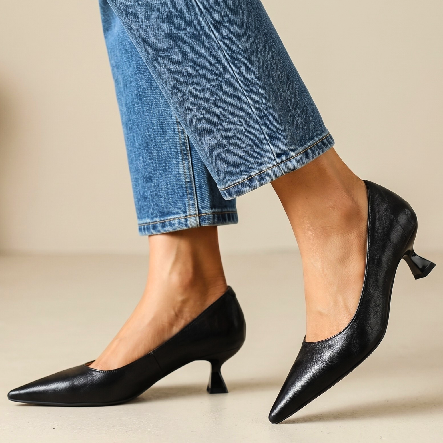 Valentina Vintage Leather Heels