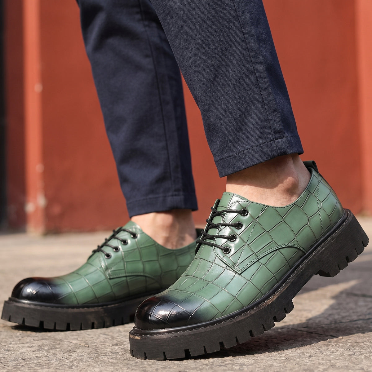 Theodore Leather Derbies
