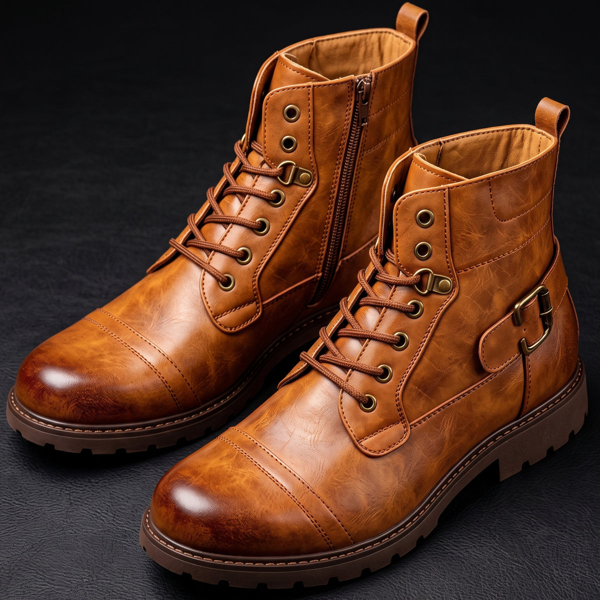 Kaden Heritage Leather Boots