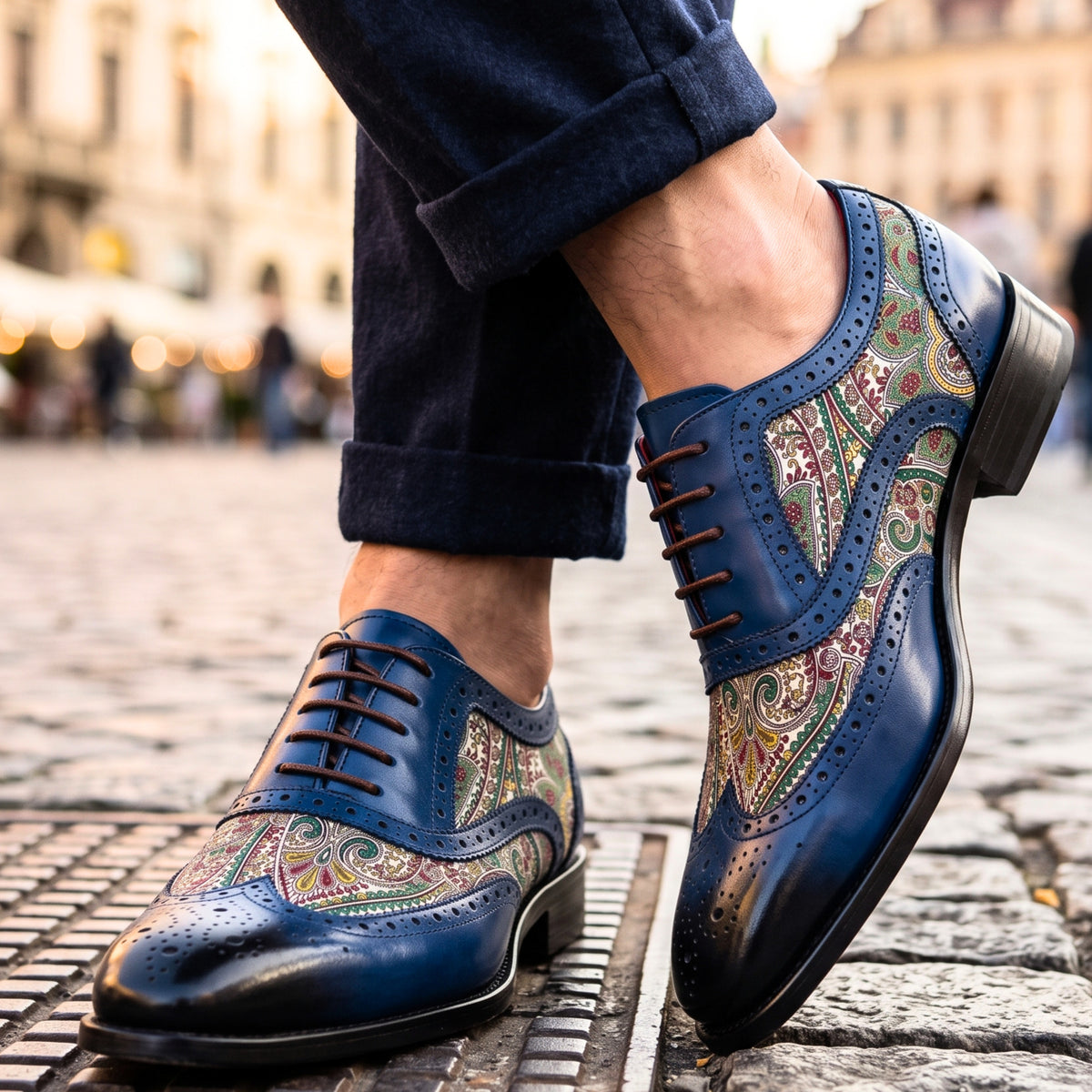 Luciano Genuine Leather Oxfords