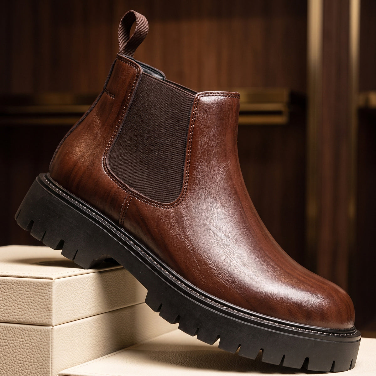 Winston Leather Chelsea Boots