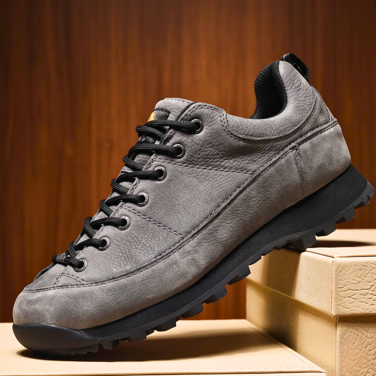 Maverick Retro Leather Sneakers