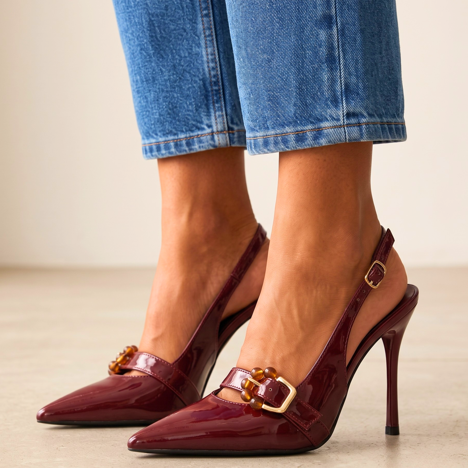 Vivienne Slingback Stiletto Heels