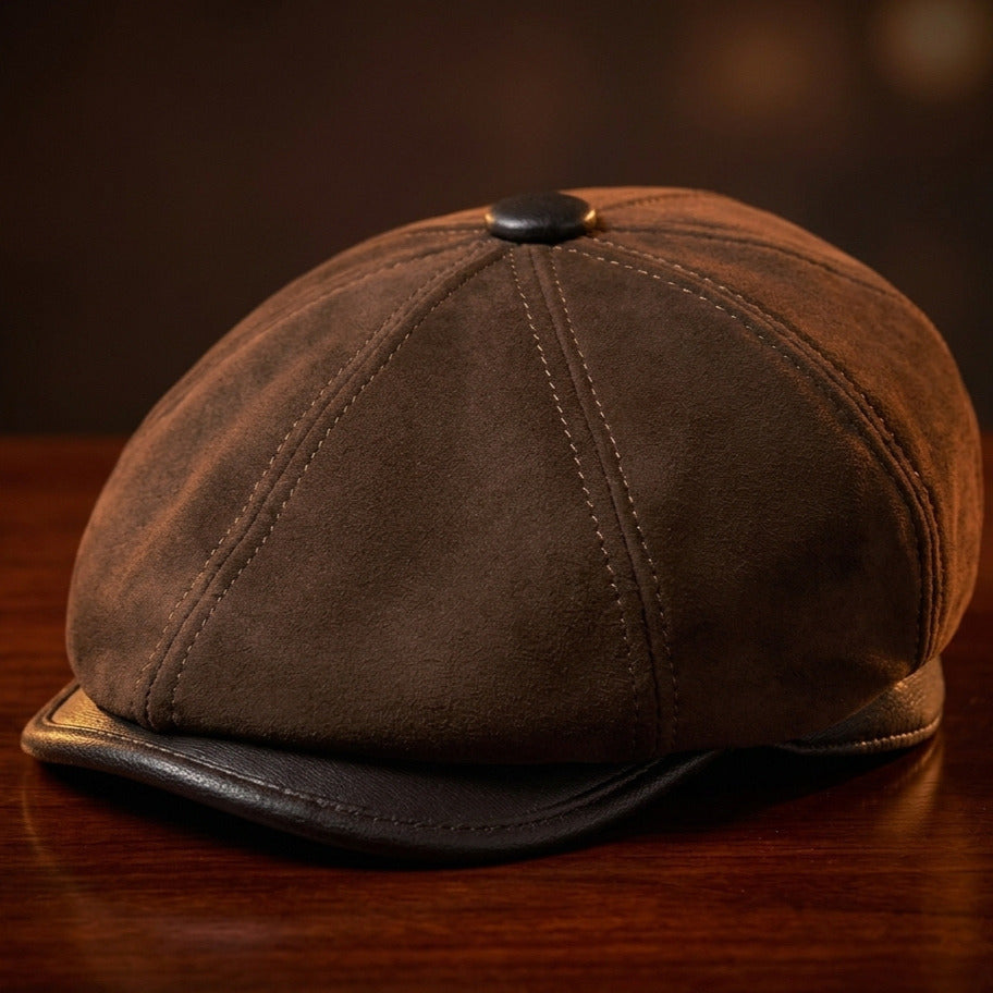 Baxter Vintage Leather Cap