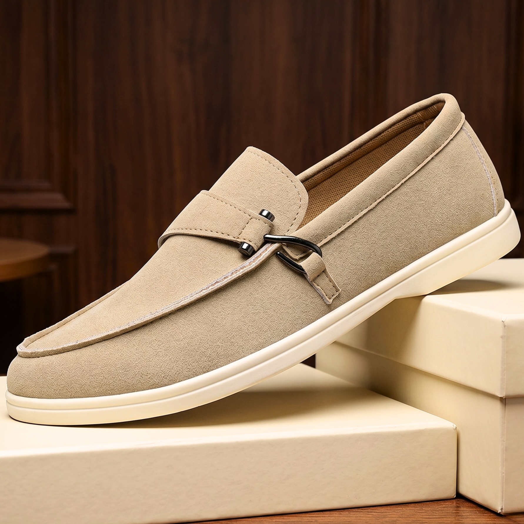 Luca Monte Suede Loafers