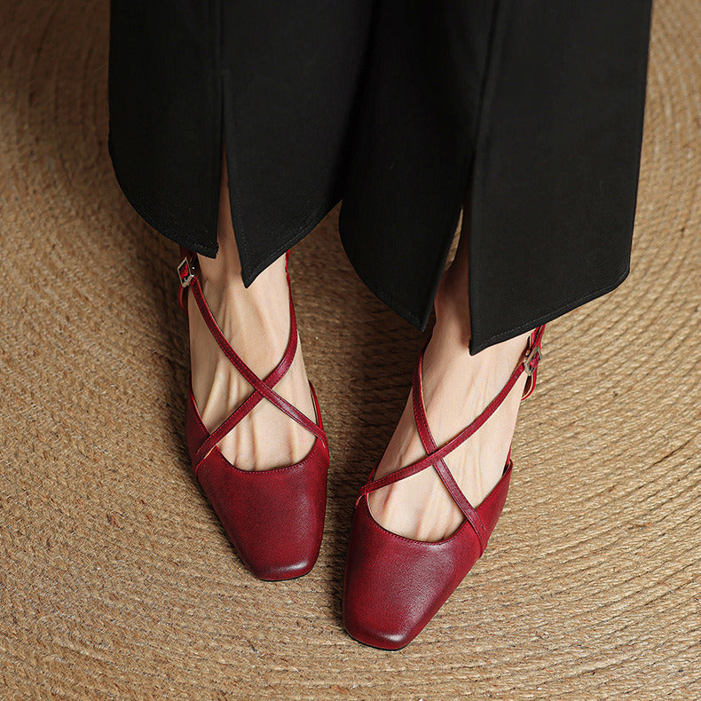 Rosalia Verone Genuine Leather Heels