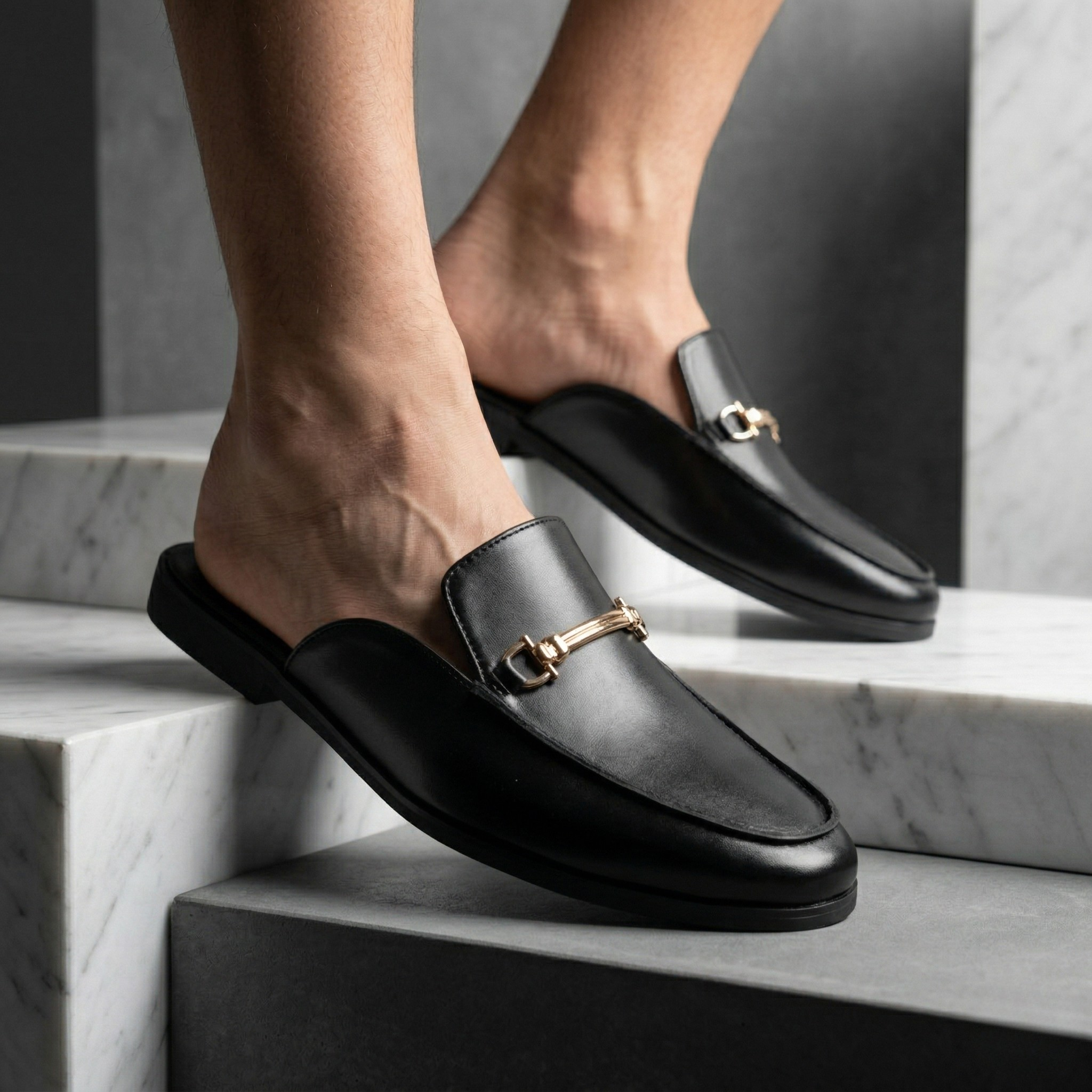 Matteo Classic Leather Mules