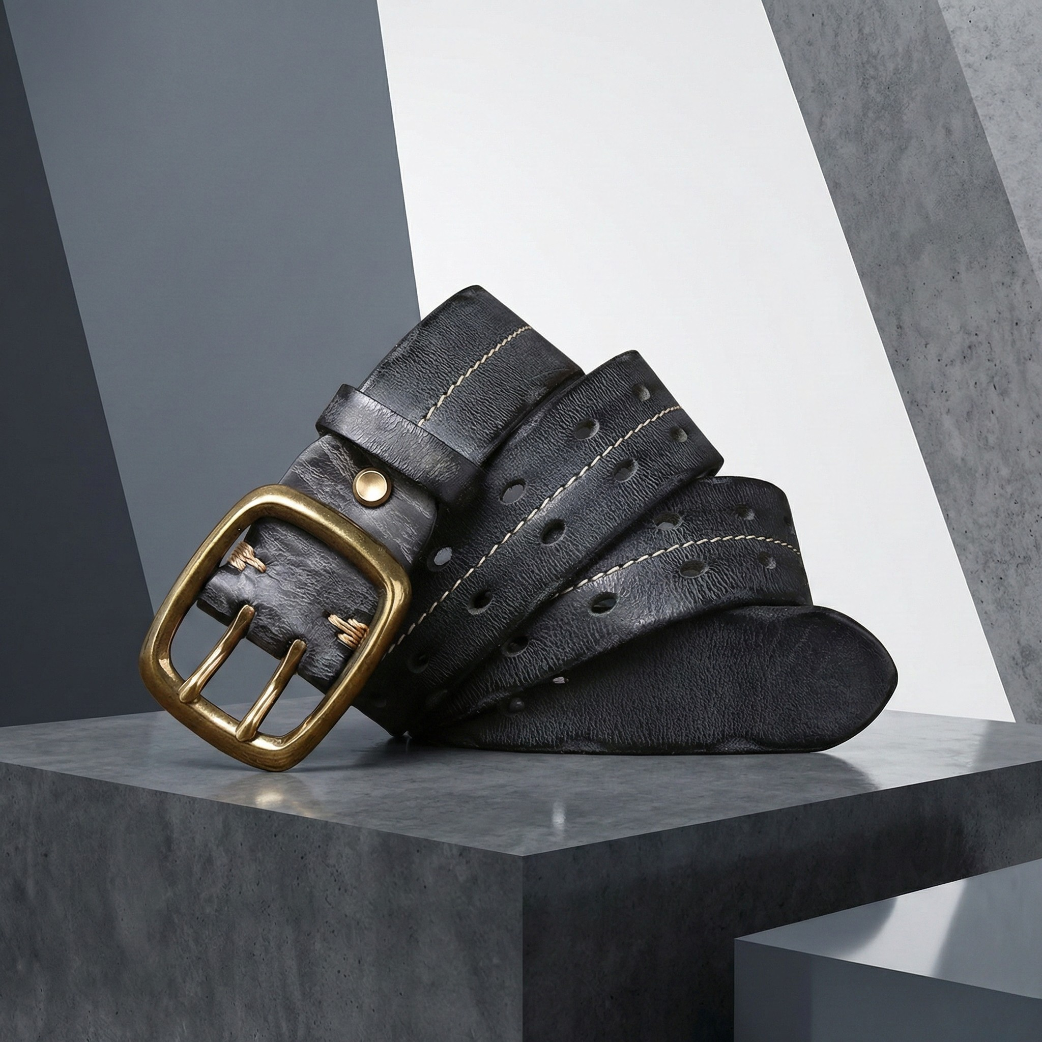 Theodore Genuine Leather Belt