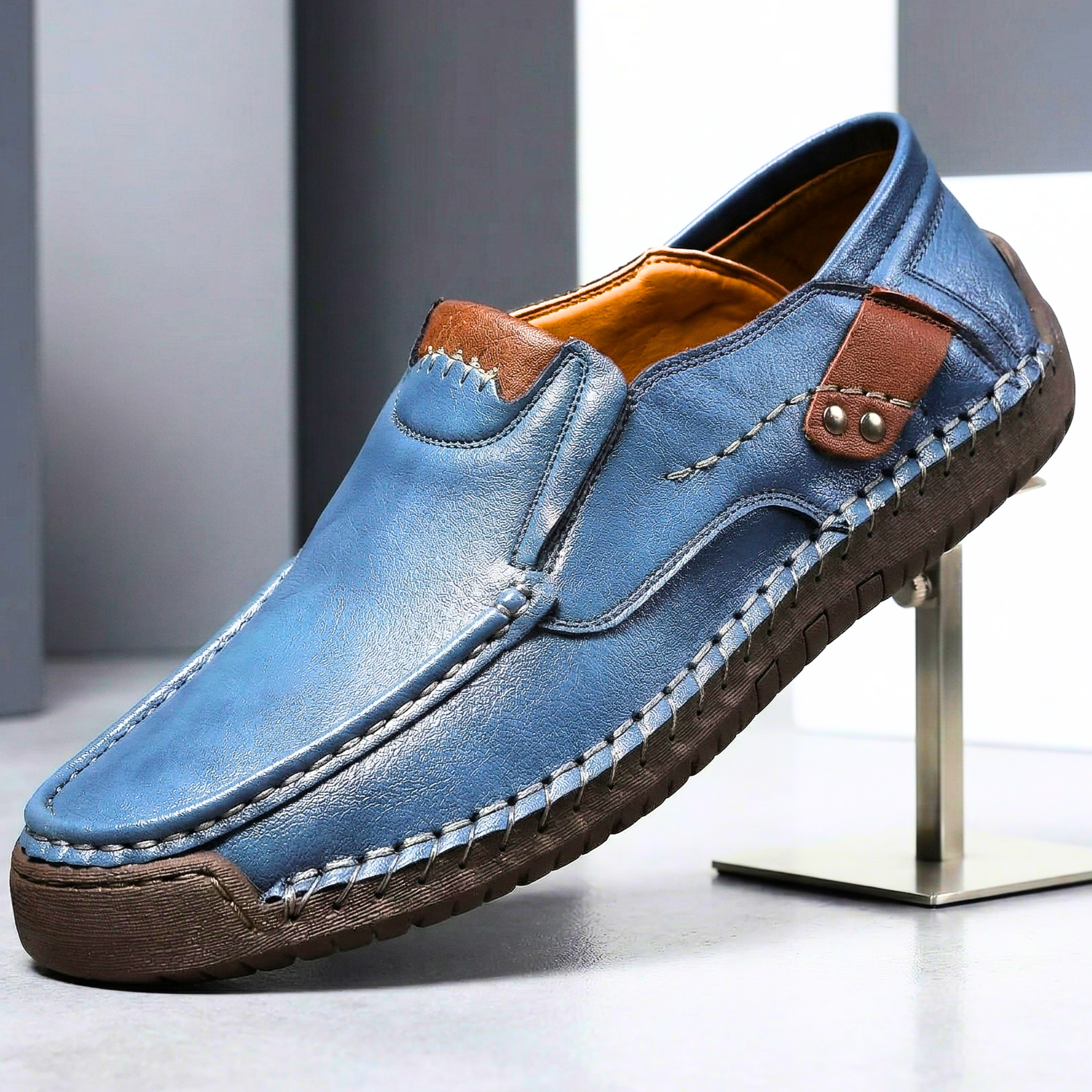 Strata Genuine Leather Loafers