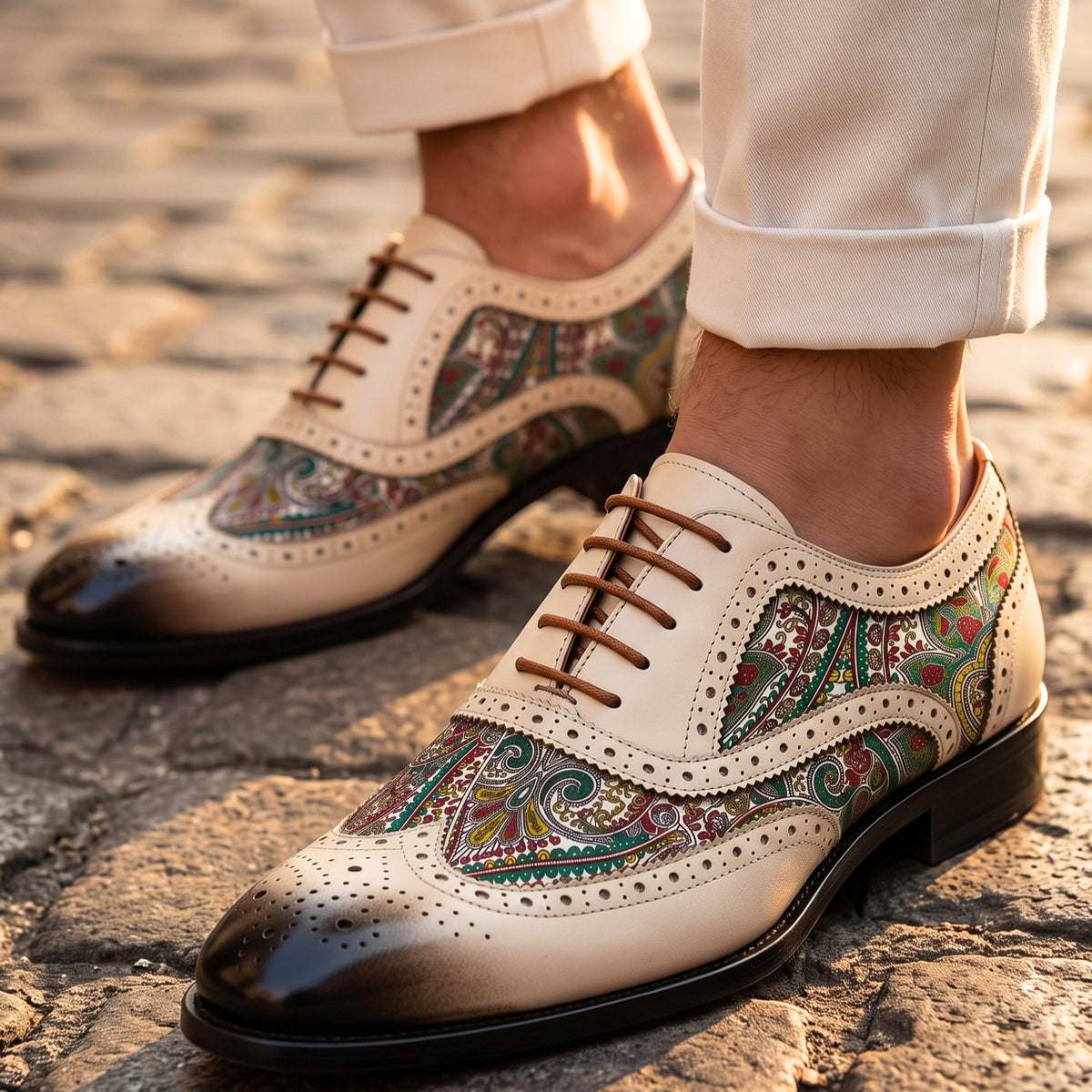 Luciano Genuine Leather Oxfords