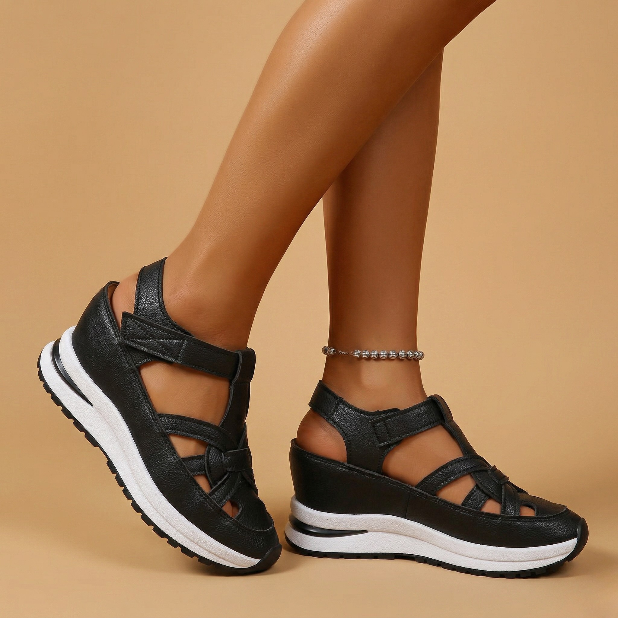 Aria Belina Cushioned Platform Sandals