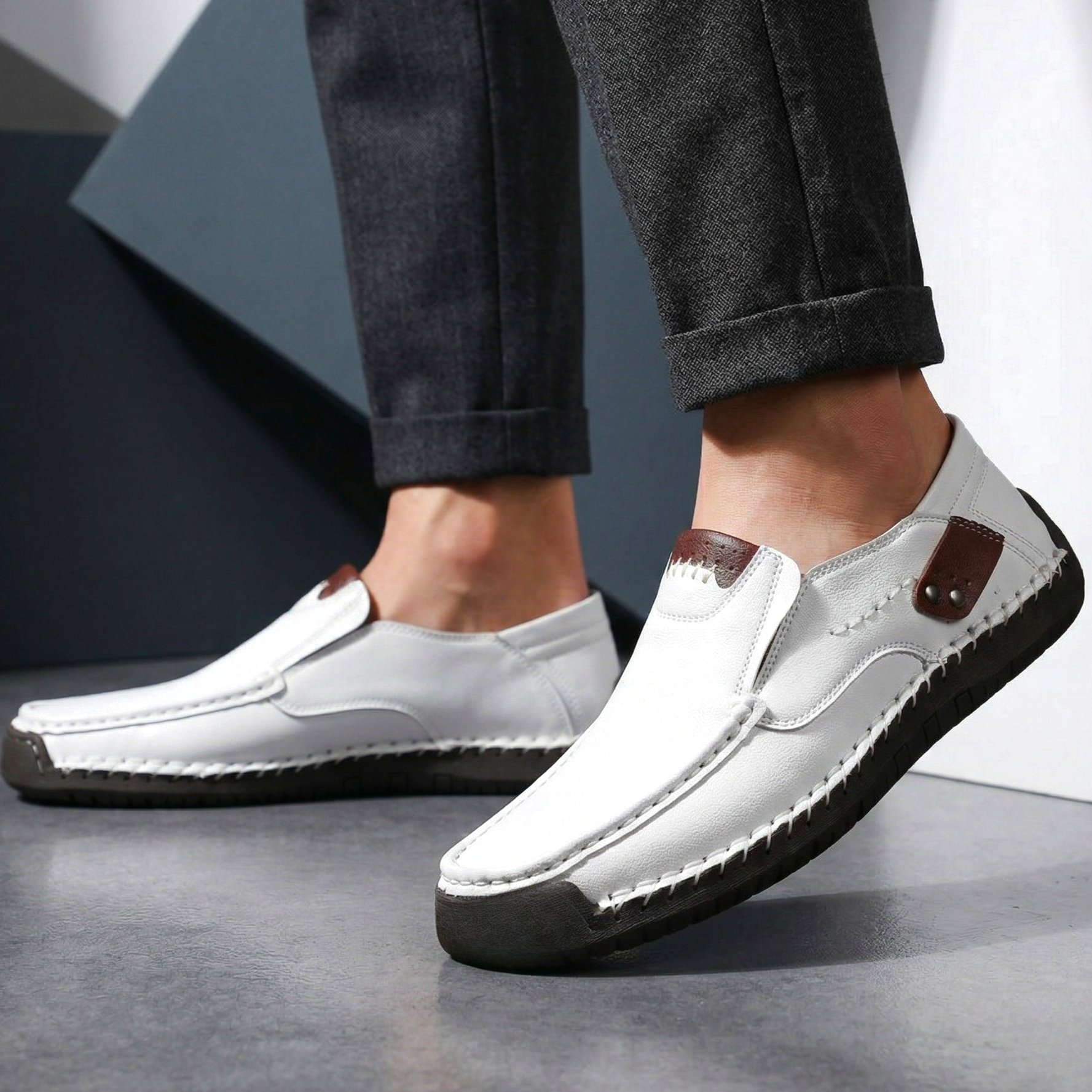 Strata Genuine Leather Loafers