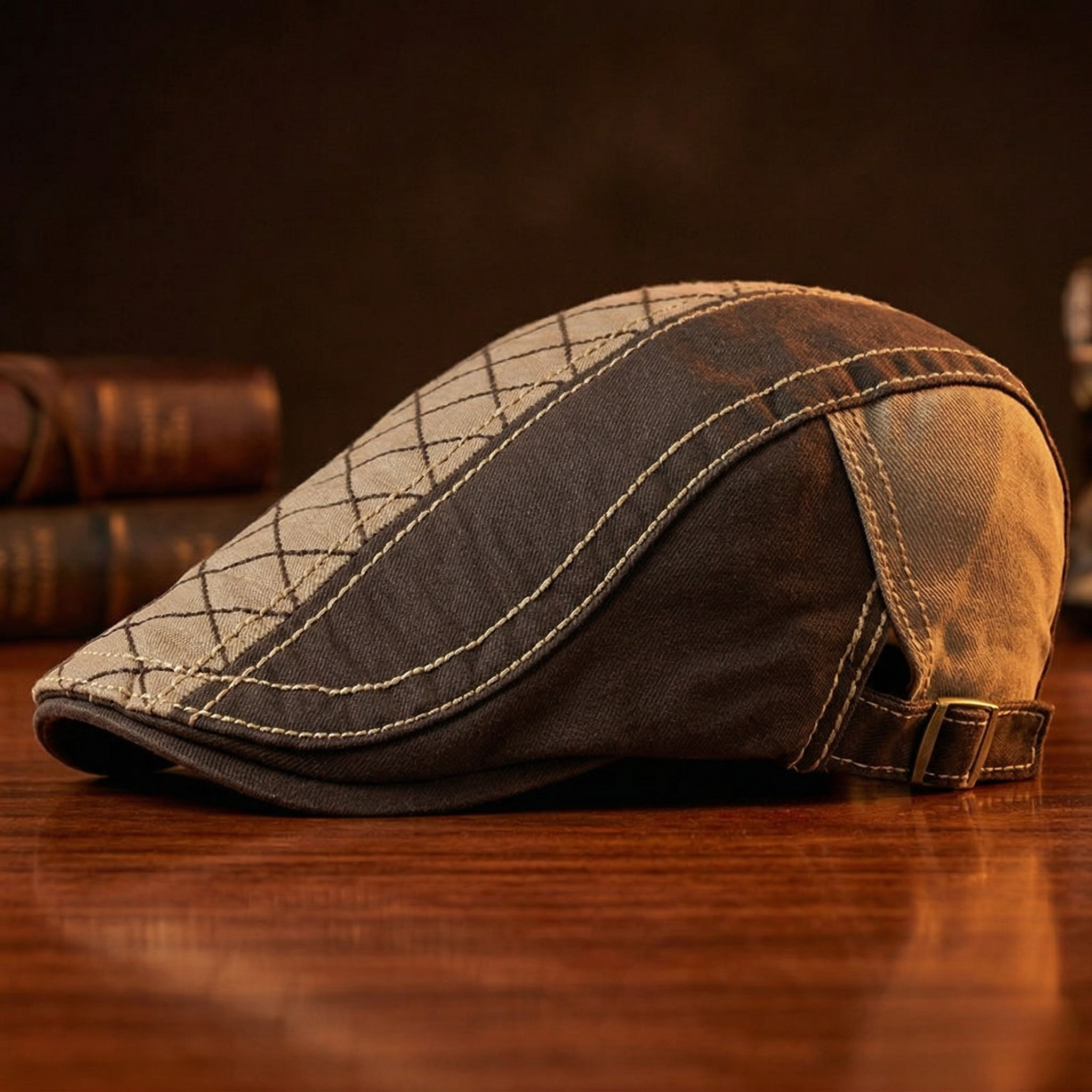 Marco Patchwork Flat Cap