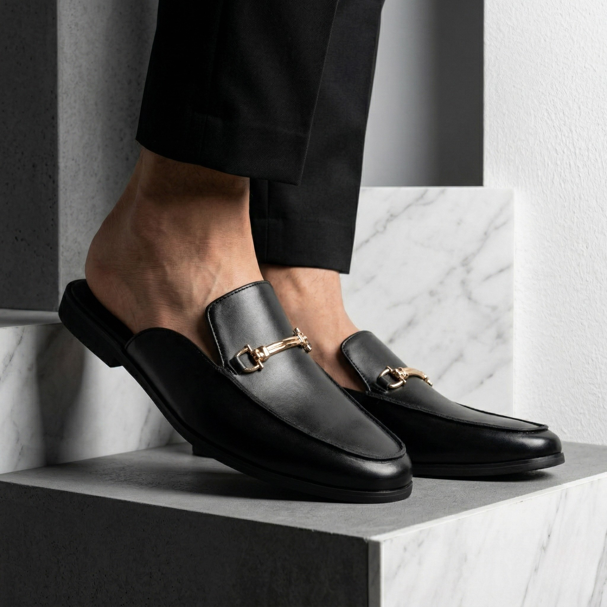 Matteo Classic Leather Mules