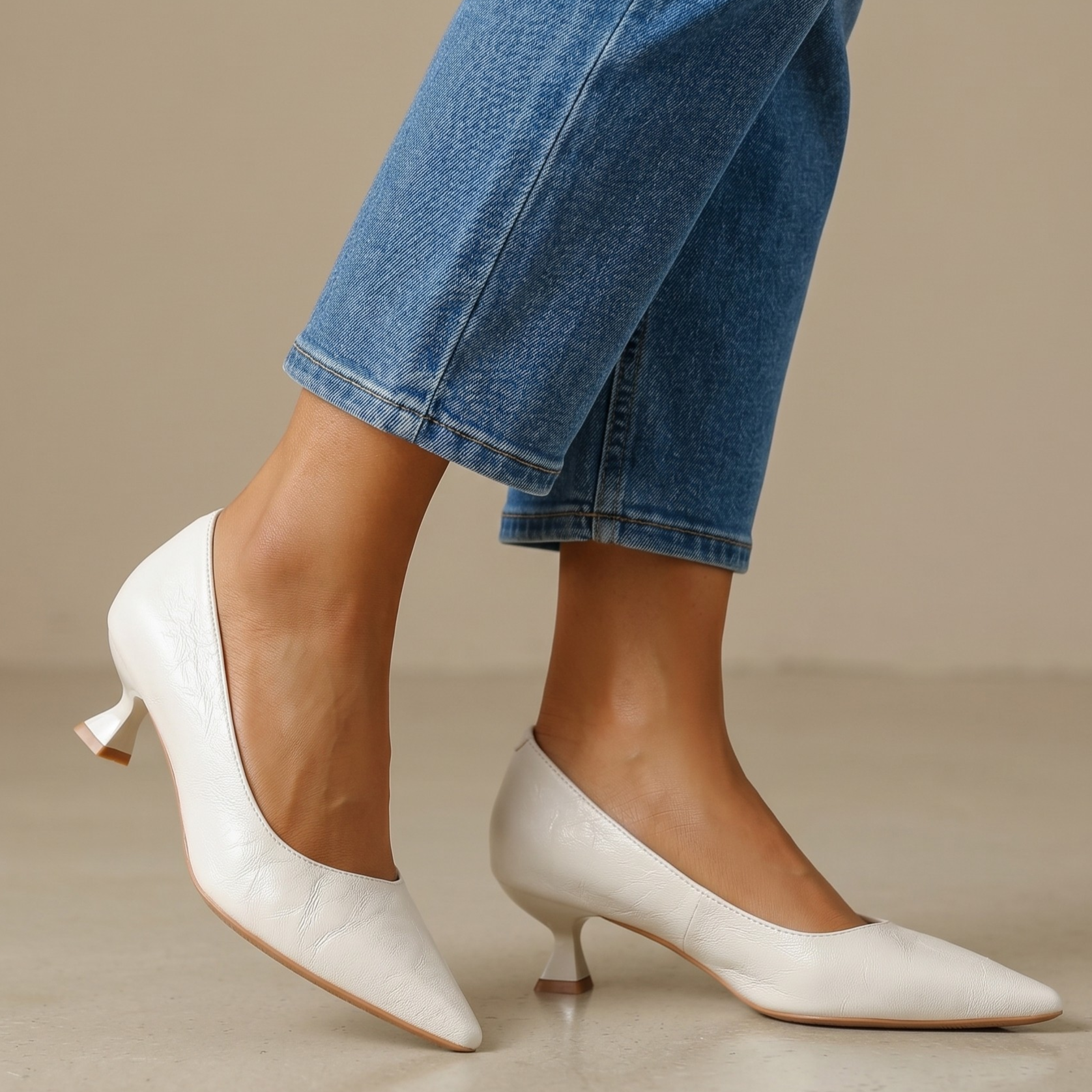 Valentina Vintage Leather Heels