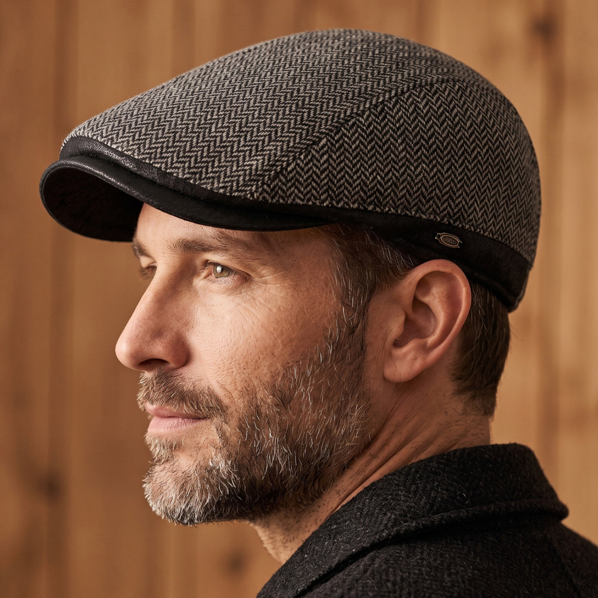 Harrison Herringbone Ivy Cap