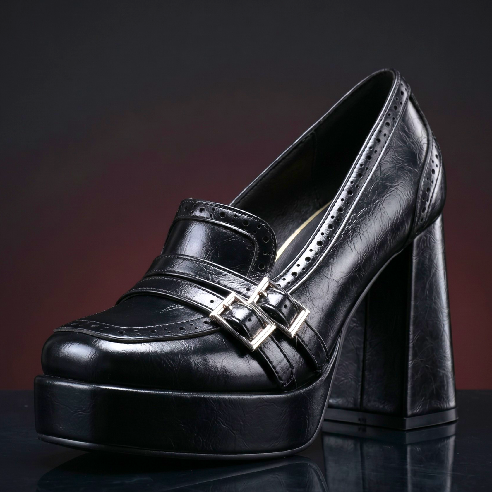 Vienna Leather Heels