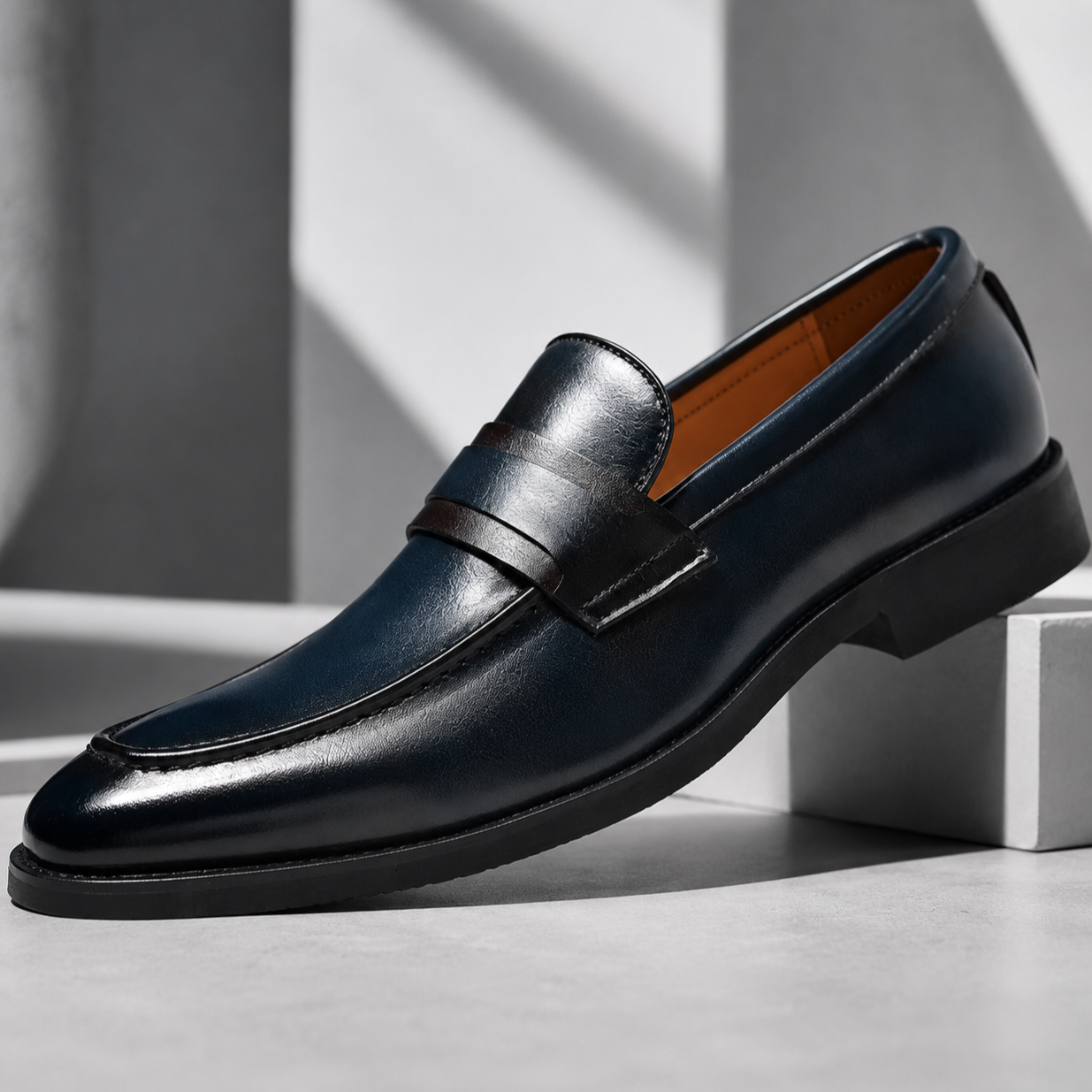Vincenzo Genuine Leather Loafers