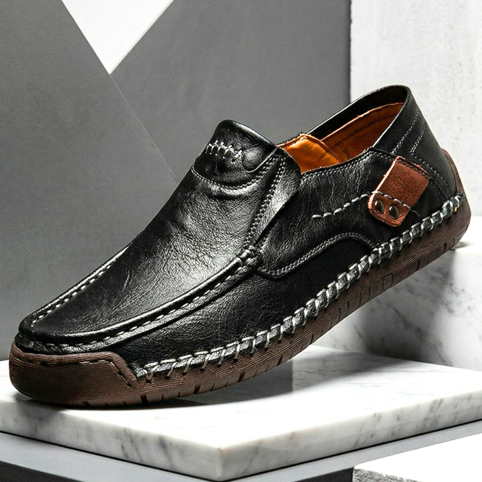 Strata Genuine Leather Loafers