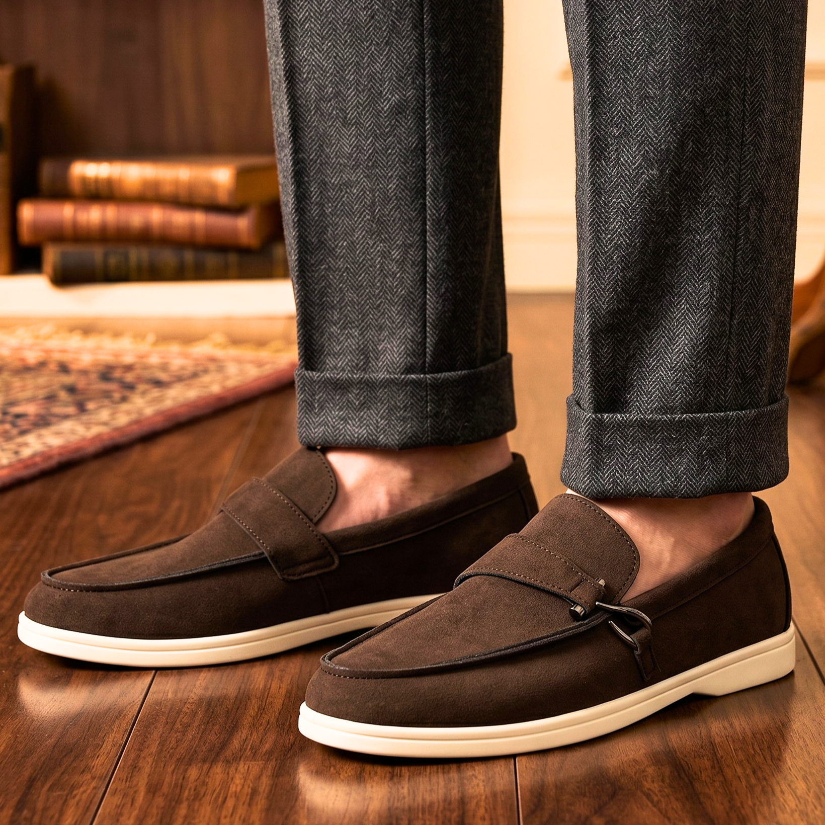 Luca Monte Suede Loafers